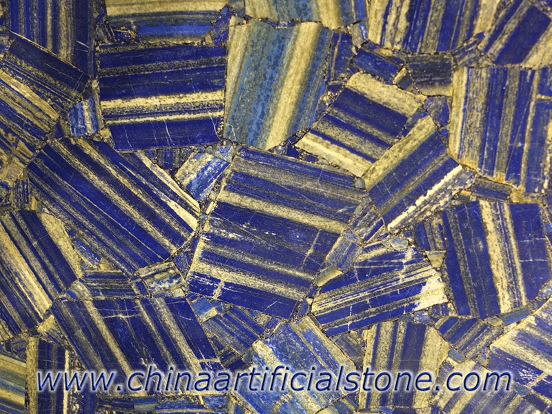 Lapis Lazuli Vein Cut pattern tiles slabs