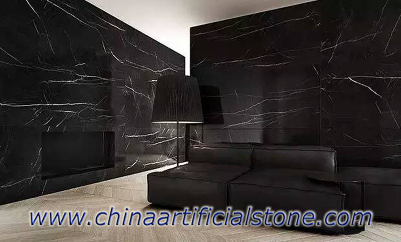 China Nero Marquina Marble Decoration effect.