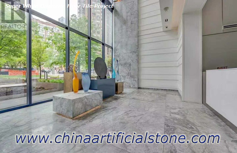 Super White Dolomite Floor and Wall