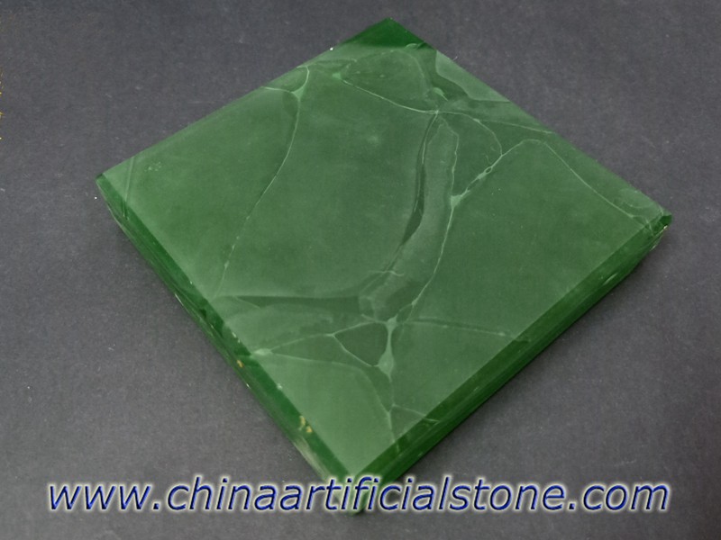 Jade Green Translucent Recycled Glass Panels JGJ-802