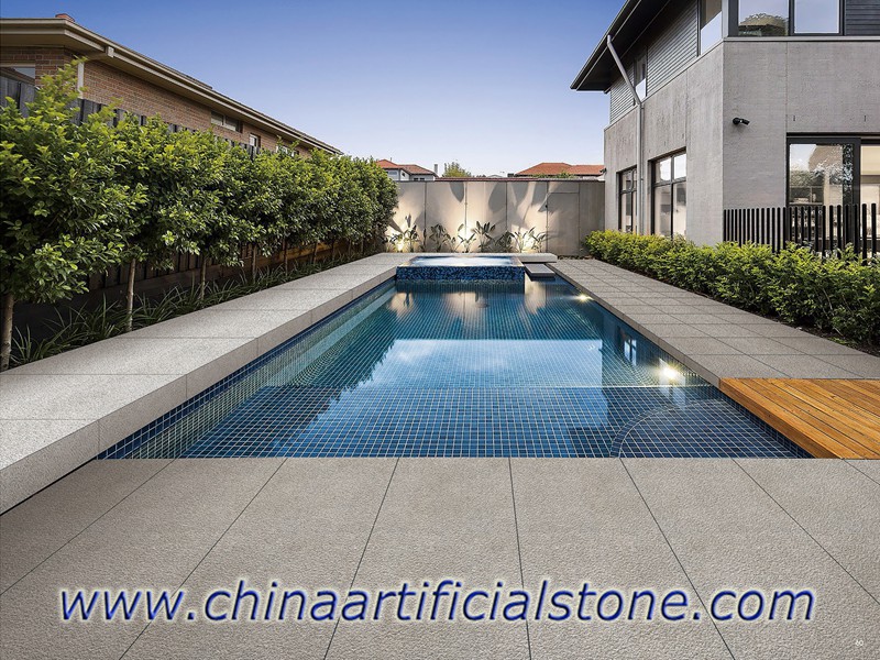 Grey Porcelain Paver for Swimming Pool
