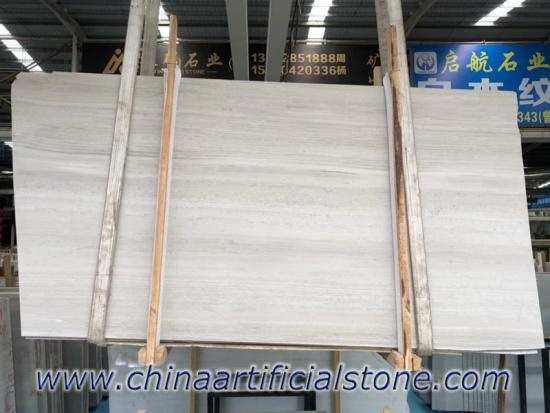 الصين الخشب الأبيض الوريد الحبوب لوح الرخام