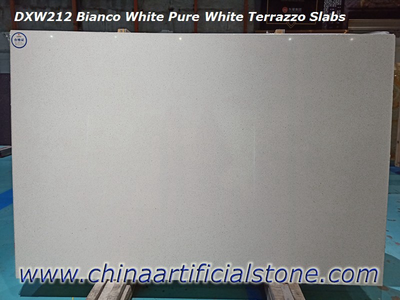 بيانكو أبيض terrazzo البلاط الأبيض وألواح dxw212 